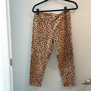 J Crew Leopard Leggings